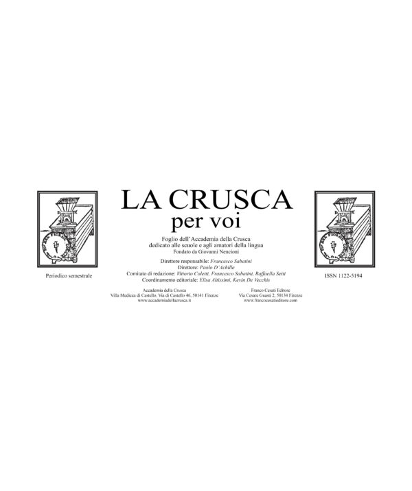 la crusca per voi cover